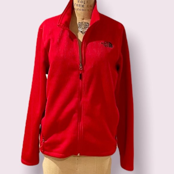 The North Face Other - North Face Red Full Zip Jacket- M